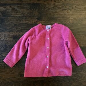 Girl Friends Pink Snap Down Fleece Jacket